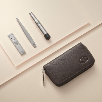 Zestaw do manicure Zwilling Twinox czarne skórzane etui 3 elementy - 5