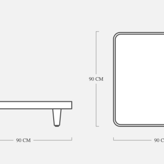 Stolik ogrodowy Fatboy Paletti Table Anthracite - 4