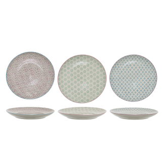 Komplet 3 talerzy Bloomingville Patrizia 25 cm - 4