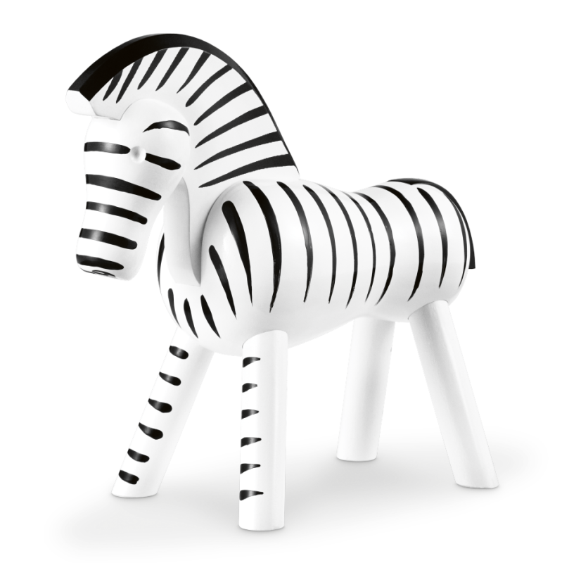 Figurka drewniana Kay Bojesen Zebra 14 cm