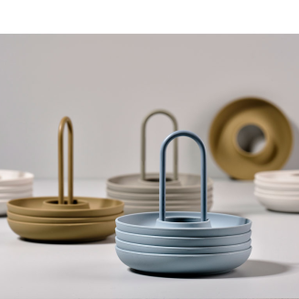 Kieliszki do jajek Zone Denmark Singles Soft Grey 4 szt. - 4