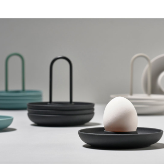  Zone Denmark Singles Soft Grey egg cups 4 pcs. - 5