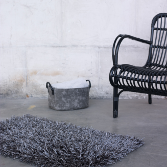 Dywanik łazienkowy Aquanova Kemen Dark Grey 60x60 cm - 5