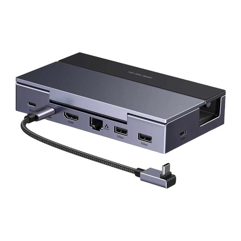  UGREEN CM800 6-in-1 USB-C Docking Station (Gray)