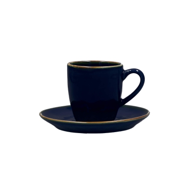  Rose&Tulipani | Set of 6 Concerto Blu Cobalto espresso cups - Cobalt, 90 ml