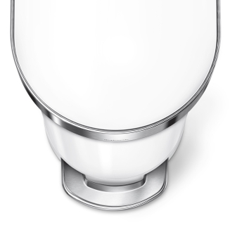  Simplehuman Slim basket, steel FPP, 45l, white - 5