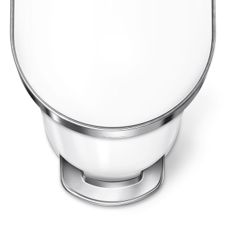 Kosz Simplehuman Slim stal FPP 45l biały - 5