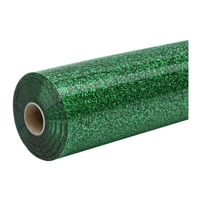 Folia termotransferowa HTVRONT Glitter 30.5cm x 90cm (zielona)
