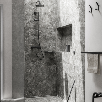 Reling podwójny na ręczniki Zone Denmark Rim Black 44 cm - 4