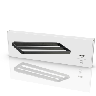 Reling podwójny na ręczniki Zone Denmark Rim Black 44 cm - 2