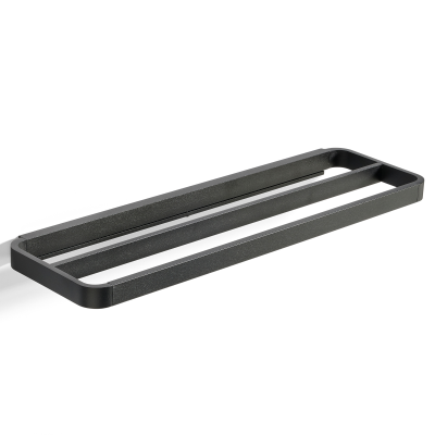 Reling podwójny na ręczniki Zone Denmark Rim Black 44 cm