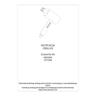 Suszarka do włosów DEERMA CF15W 2000W - 6