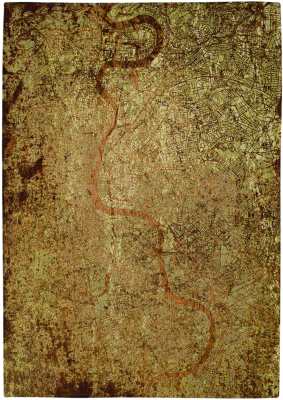 Dywan Louis de Poortere Cities Collection LONDON Green Meadows