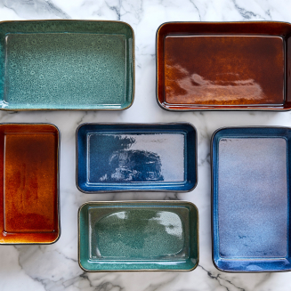 Bitz Black Blue serving platter 38x14 cm - 2