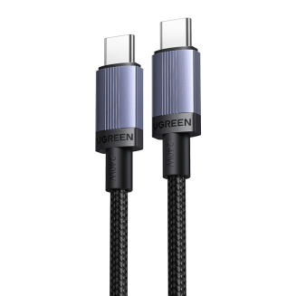 Kabel UGREEN L528 USB-C-USB-C 0.5m 100W (szary) - 2
