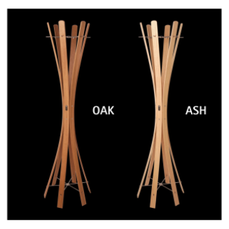  Keilbach Naomi Grande oak standing clothes rack - 4