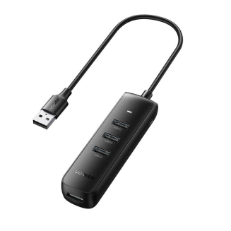 UGREEN CM416 USB Hub 4-port 0.25m (black) - 2