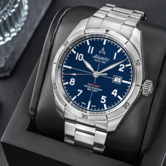 Zegarek Męski Atlantic Seaflight 70356.41.55 + BOX - 5