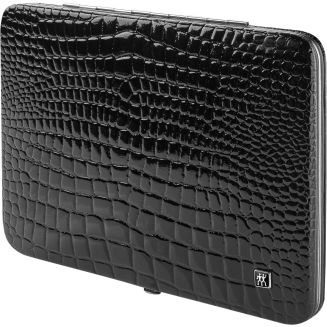 Zestaw do manicure Zwilling Classic Inox czarne skórzane etui 10 elementów - 2