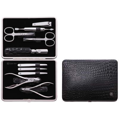  Zwilling Twinox Travel Set - Leather Case, 4 Pieces - Red