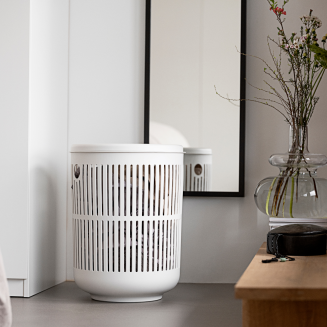  Zone Denmark Ume Soft Grey 60l Laundry Basket - 3