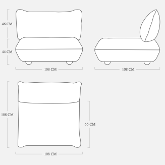 Fotel Fatboy Sumo Seat Boucle Light Grey Melange - 7