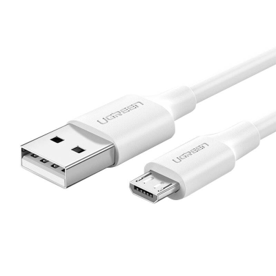  UGREEN US289 USB-A-micro USB cable 2m (white)