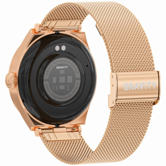 Smartwatch Gravity Różowe Złoto GT25-1 - 4