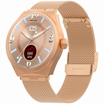 Smartwatch Gravity Różowe Złoto GT25-1