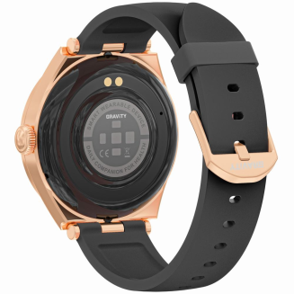 Smartwatch Gravity Różowe Złoto Czarny GT25-3 - 4