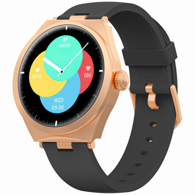 Smartwatch Gravity Różowe Złoto Czarny GT25-3