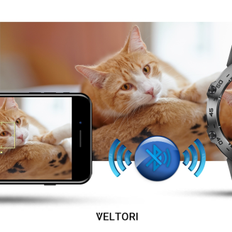 Smartwatch VELTORI VT120-1 Czarny Pasek Silikonowy - 17