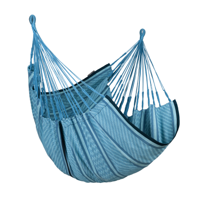 Siedzenie wiszące La Siesta Cumbia Organic Blue Zebra Comfort
