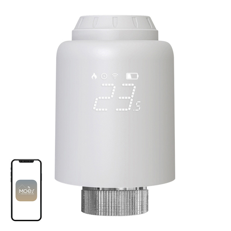 Inteligentna głowica termostatyczna MOES ZTRV-PJ-601-MS
