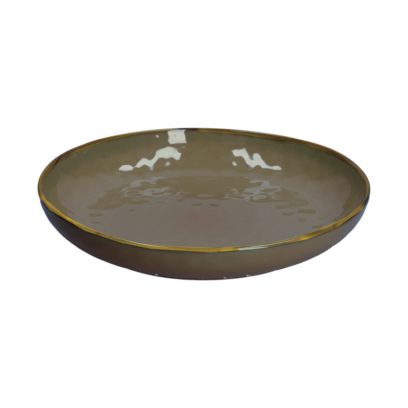 Rose&Tulipani | Zestaw 2 misek okrągłych Concerto Grigio Tortora - Szaro-brązowy, 30 cm