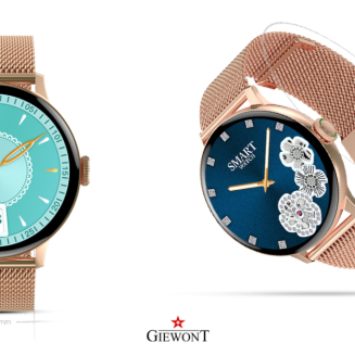 Smartwatch Damski GIEWONT Różowe Złoto GW330-1 - 11