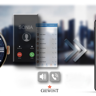 Smartwatch Damski GIEWONT Różowe Złoto GW330-1 - 5