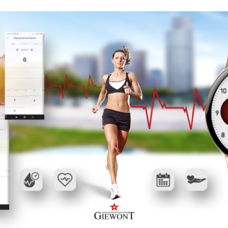 Smartwatch Damski GIEWONT Różowe Złoto GW330-1 - 16