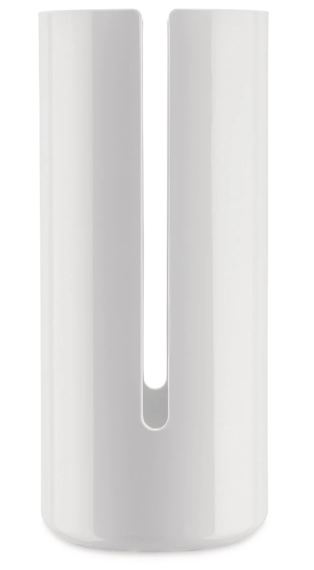 Alessi Birillo toilet paper stand, white