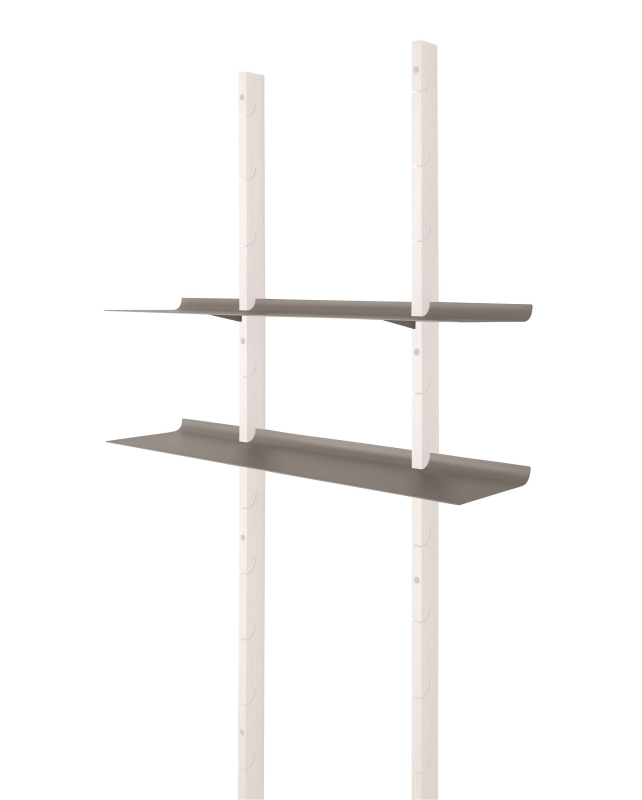  Set of 2 Eva Solo Smile Grey shelves 80x20 cm