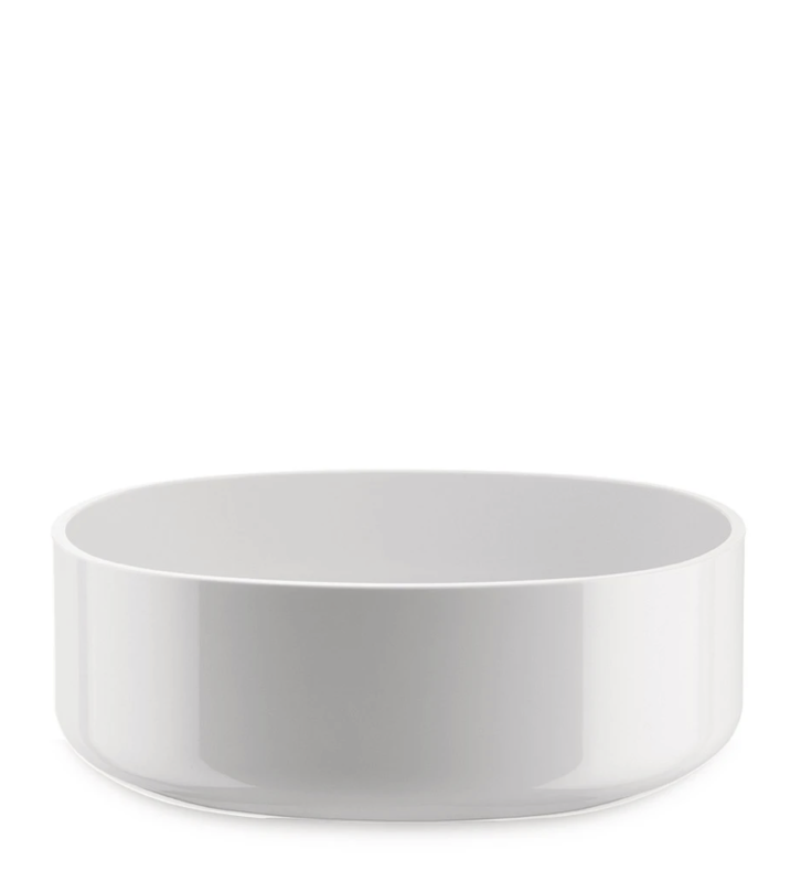 Alessi Birillo container for bathroom accessories, white
