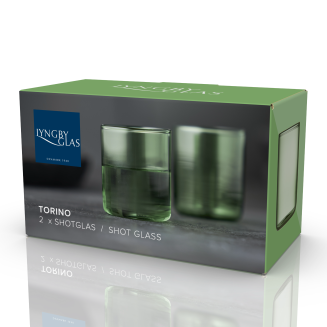 Kieliszki do wódki Lyngby Glas Torino Green 60 ml - 2 szt. - 2