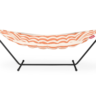  Fatboy Headdemock Superb Stripe Orange Creme Hammock | PROMOTION: FREE COVER! - 2