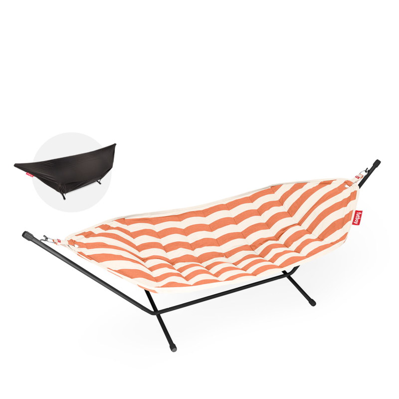 Hamak Fatboy Headdemock Superb Stripe Orange Creme | PROMOCJA: POKROWIEC GRATIS!