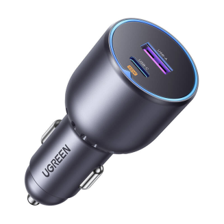  UGREEN EC701 63W USB+USB-C Car Charger (Black) - 2