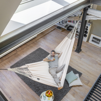  La Siesta Modesta latte king size hammock - 5