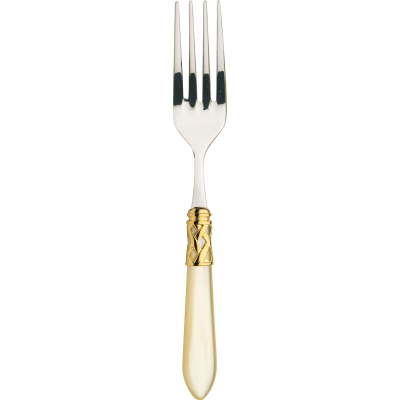 Widelec do serwowania Casa Bugatti Aladdin Ivory/Gold