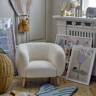 Fotel dziecięcy Bloomingville MINI Cade White - 7