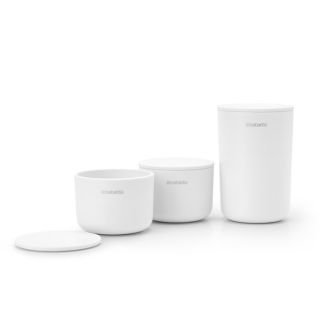 Zestaw 3 pojemników Brabantia ReNew White - 4