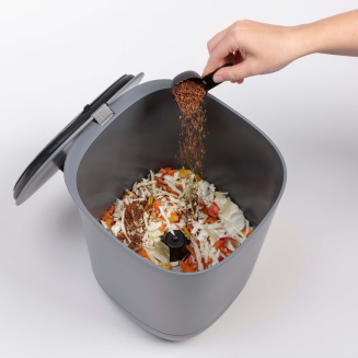 Kompostownik bez bakterii Plastia Bokashi szary - 3
